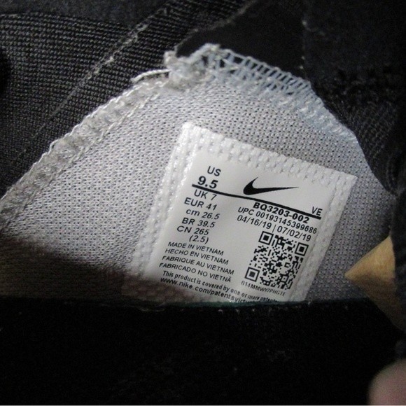 Nike Zoom Gravity Sneakers Black Size 9.5 Womens - Picture 12 of 13